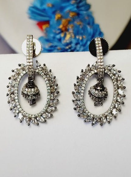 American Diamond Antique Nysa Drop Earrings
