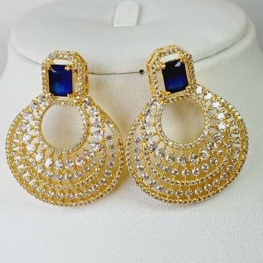 Blue Celina Chandbalis Gold