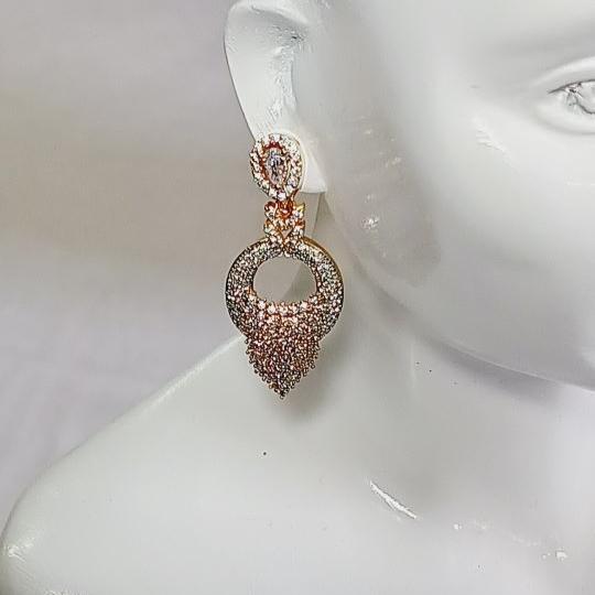 AD Gold Aakriti Drop Earrings