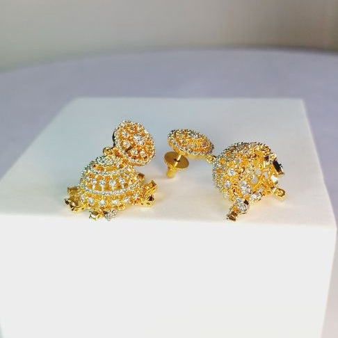 Gold Hirva Jhumki