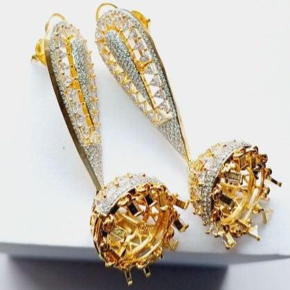 Gold Preet Long Jhumkis
