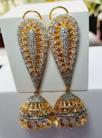 Gold Preet Long Jhumkis
