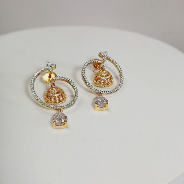 Gold Raaga Chandbali Jhumkis