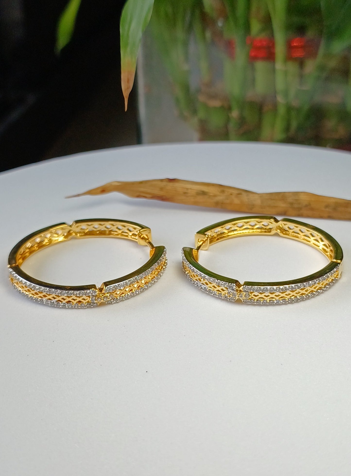Gold Tara Hoop