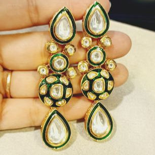 Kundan Namya Dangler Earrings