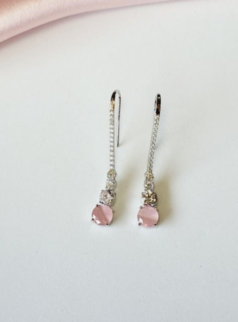 Pink Ella Drop Silver