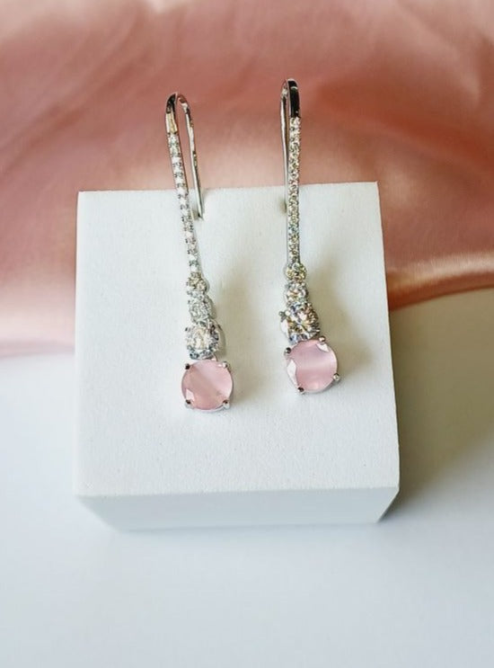 Pink Ella Drop Silver