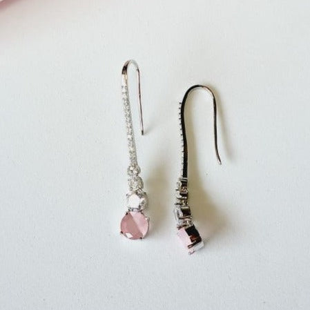 Pink Ella Drop Silver