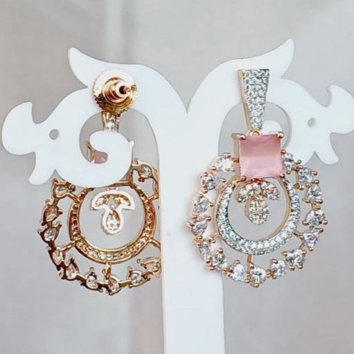 Pink Kamya Chandbali