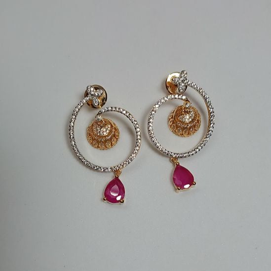 Red Raaga Chandbali Jhumkis