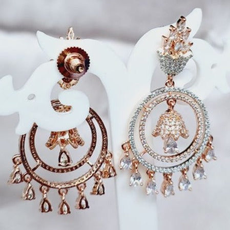 Rose Gold Anika Chandbali