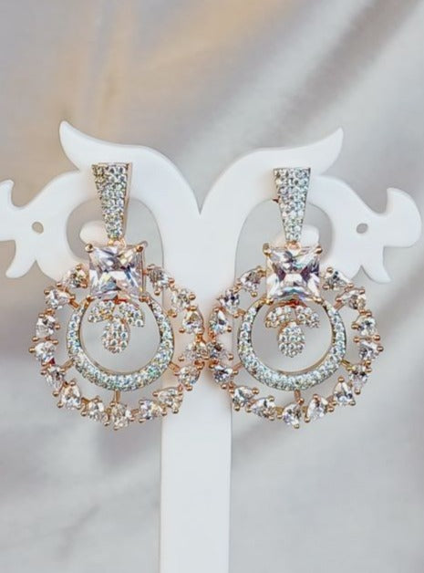 Rose Gold Kamya Chandbali