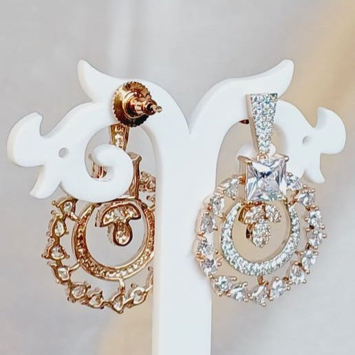 Rose Gold Kamya Chandbali