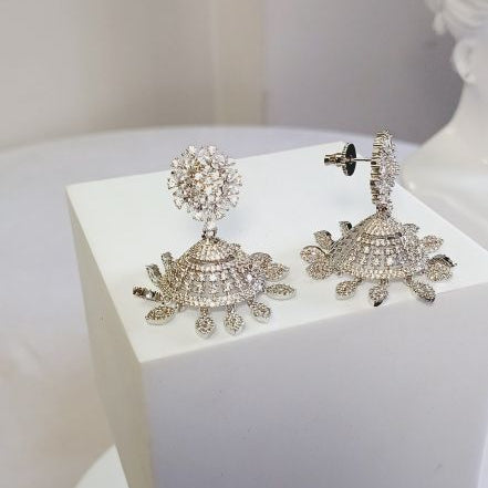 Silver Divi Jhumki