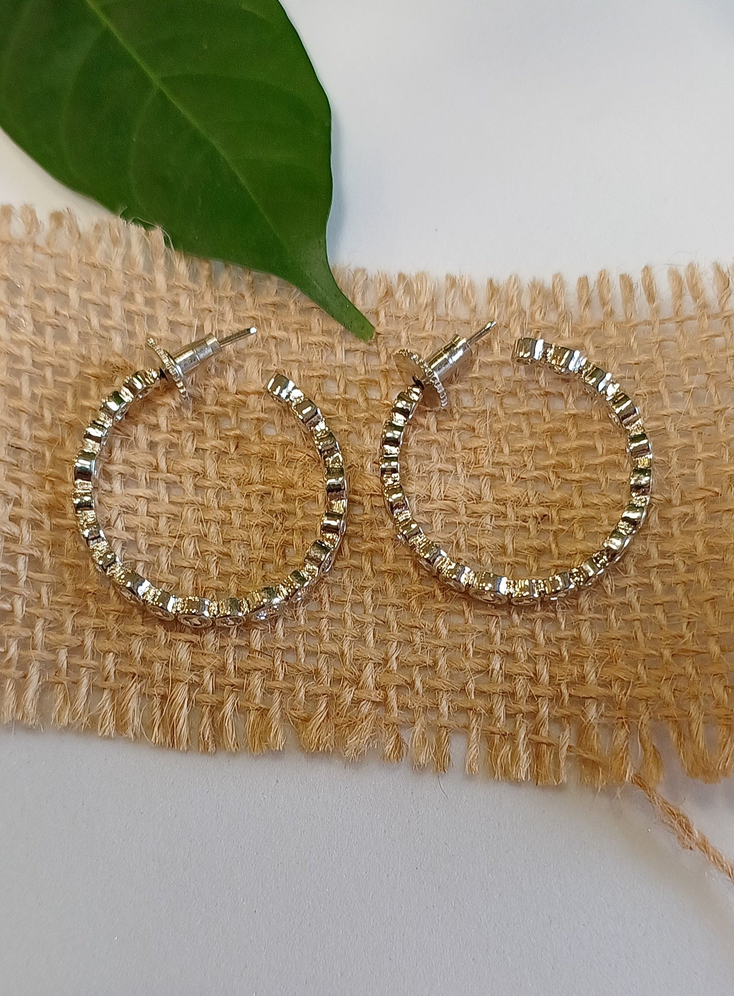 Silver Edha Hoop