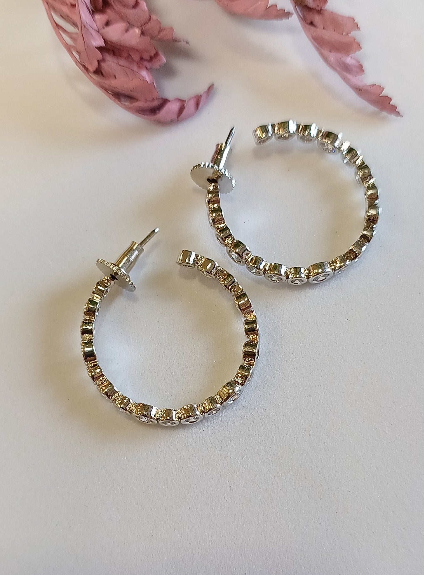 Silver Edha Hoop