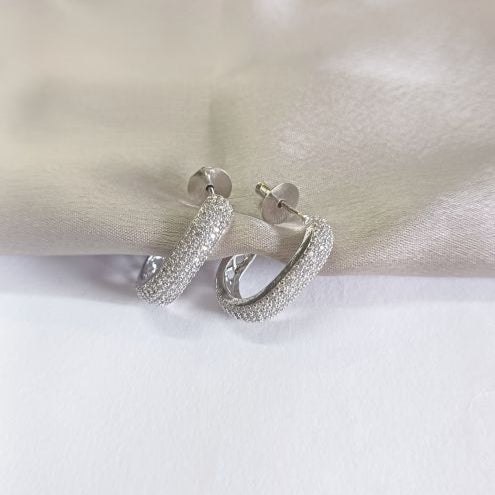 Silver Uditi Diamond Balis