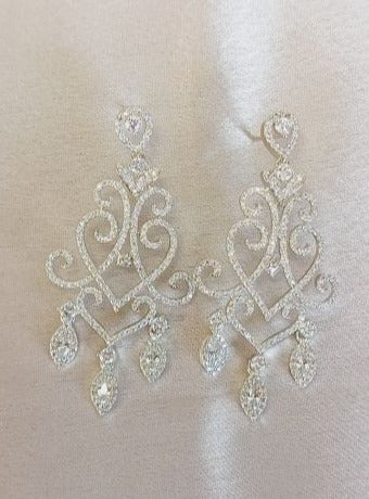 Silver Vrinda Dangler