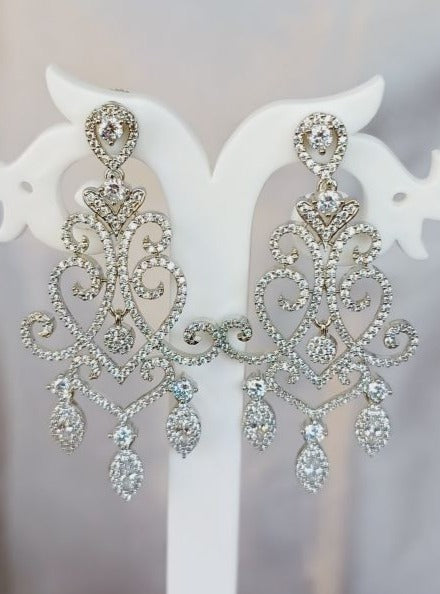 Silver Vrinda Dangler