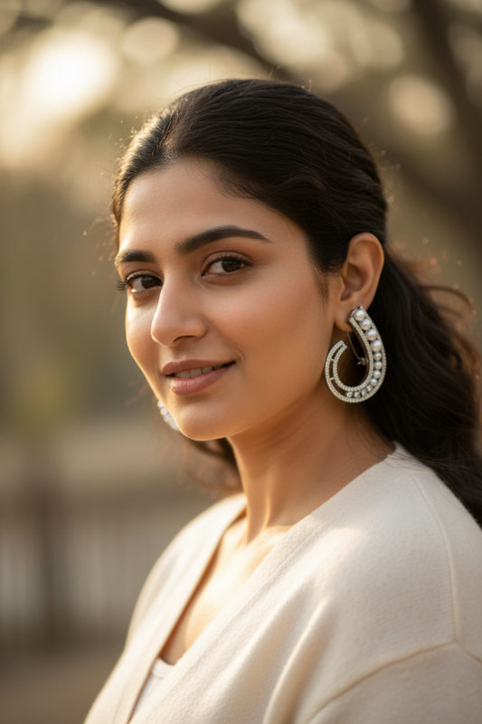 Antique Diana Studs