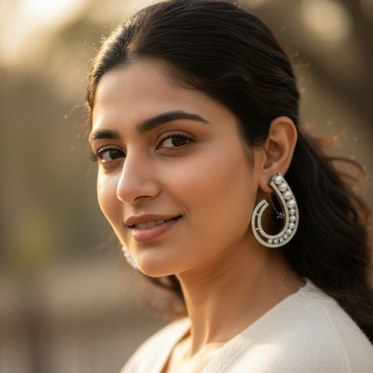 Antique Diana Studs