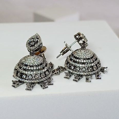 Antique Lila Jhumkis