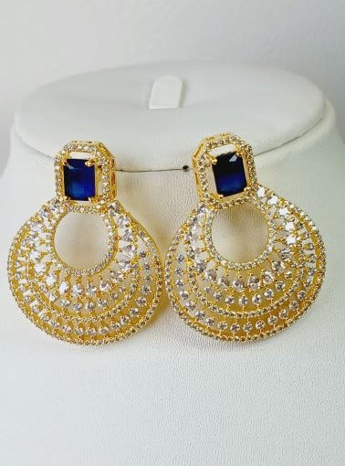 Blue Celina Chandbalis Gold