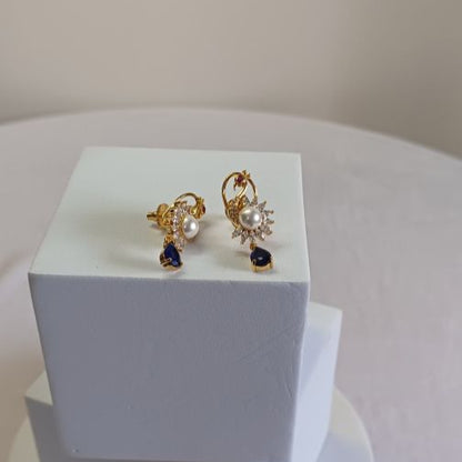 Blue Purva Drop Gold