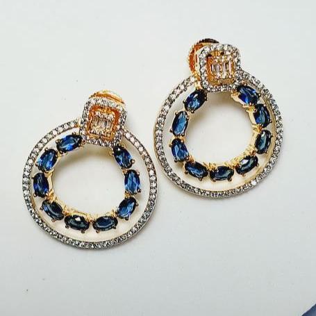 AD Blue Udita Drop Earrings