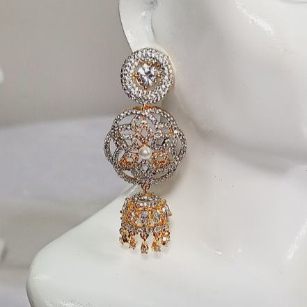 Gold Alonna Jhumkis