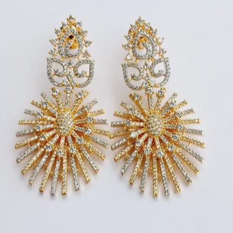 AD Gold Anjali Dangle Earrings