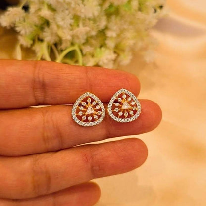 Gold Bhanu Diamond Studs
