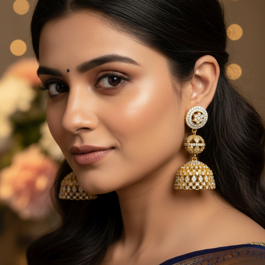 Gold Brisha Jhumki
