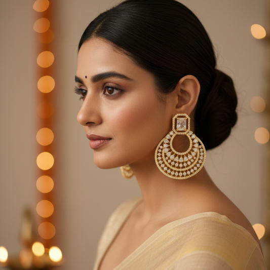 Gold Celina Chandbalis