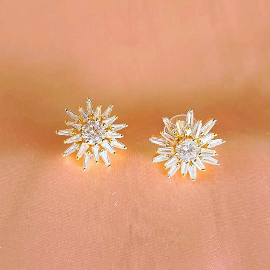 Gold Chestha Diamond Studs
