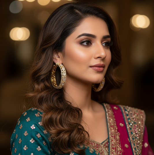 Gold Deeksha Hoop