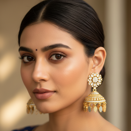 Gold Divi Jhumki