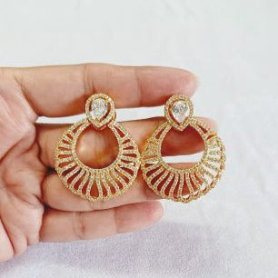 Gold Foram Chandbali