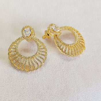 Gold Foram Chandbali