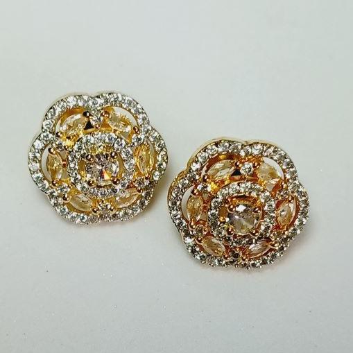 Gold Ganga Studs