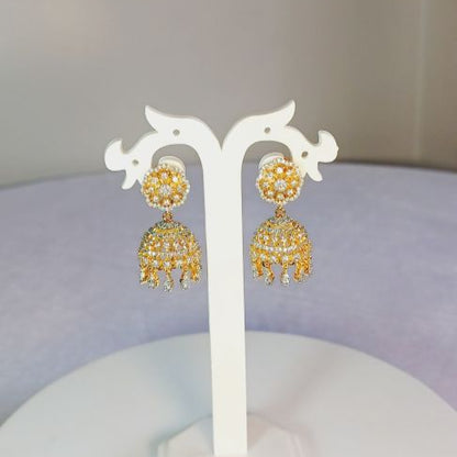 Gold Hirva Jhumki