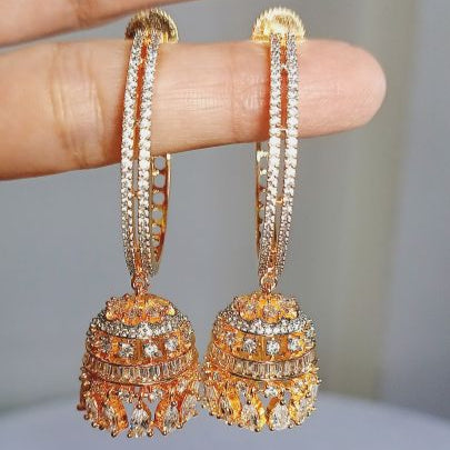 Gold Indu Hoop Jhumki