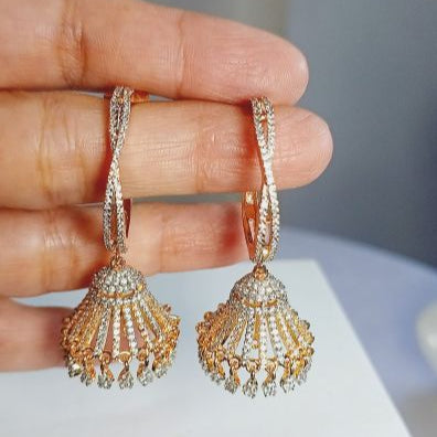 Gold Jisha Hoop Jhumki