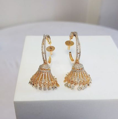 Gold Jisha Hoop Jhumki