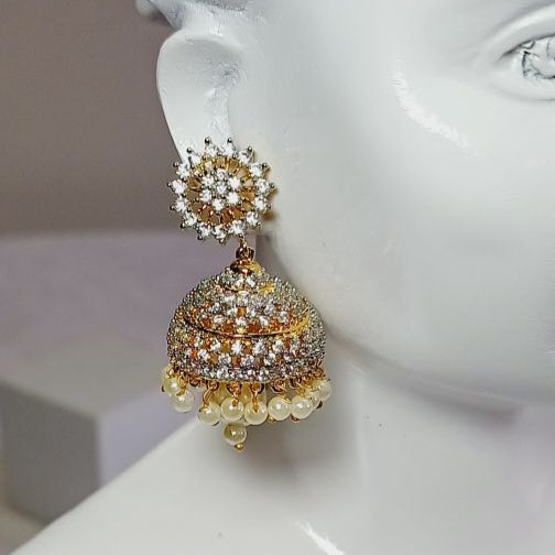 Gold Jiya Jhumkis