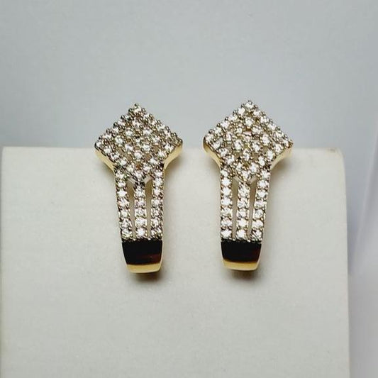 AD Gold Kajal Bali Earrings