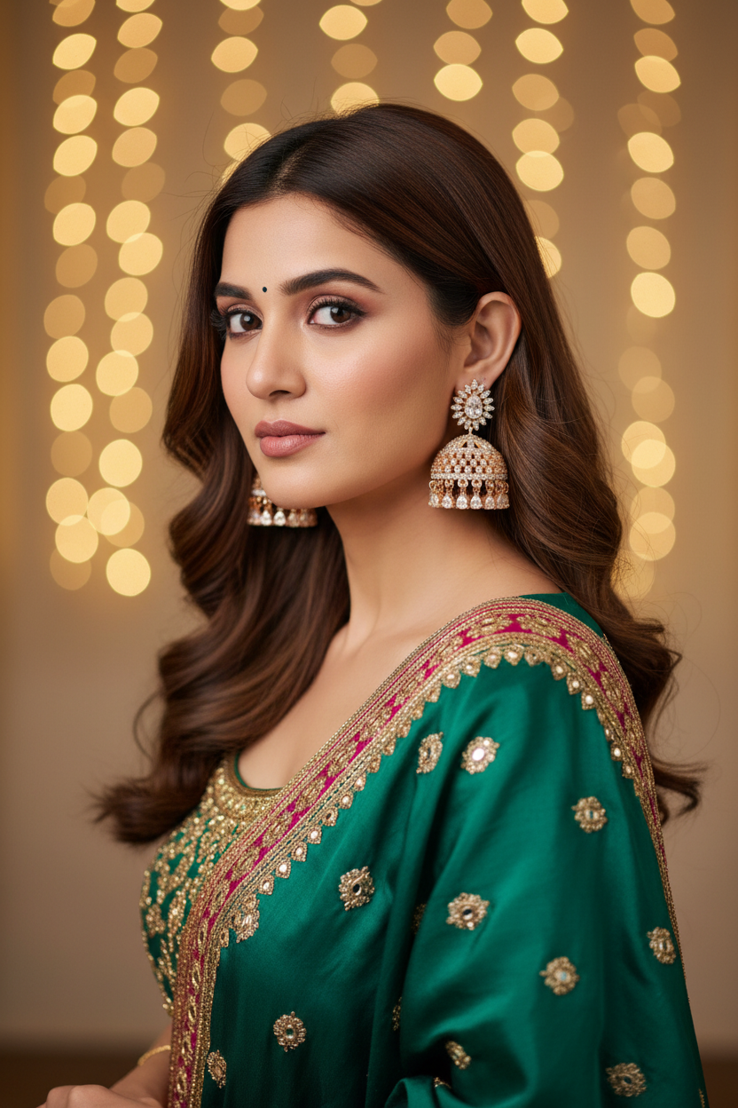 Gold Kali Jhumki