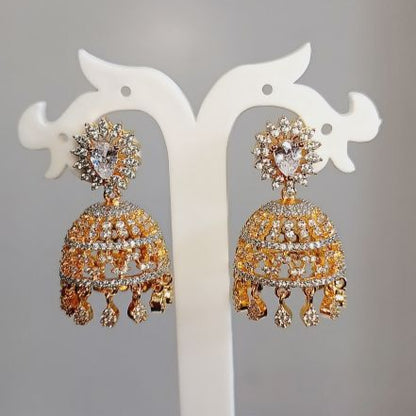 Gold Keya Jhumkis