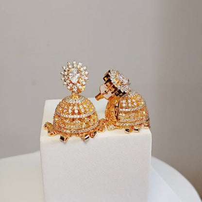 Gold Keya Jhumkis