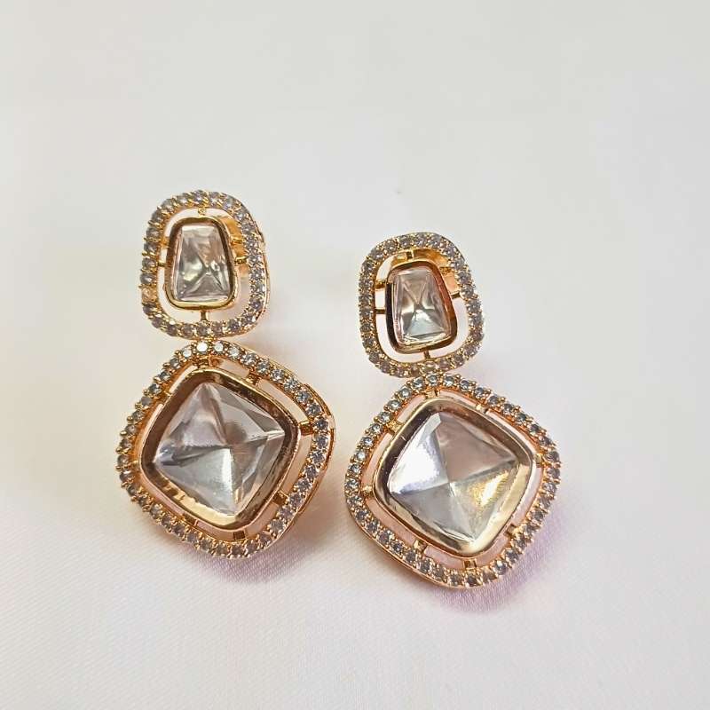 Gold Krisha Kundan Drop